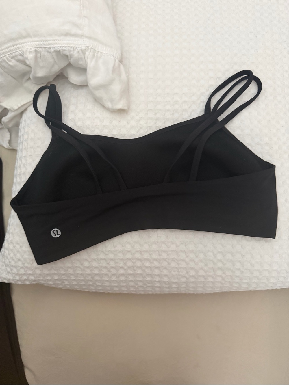 lululemon athletica Black Double-Strap Sports Bra